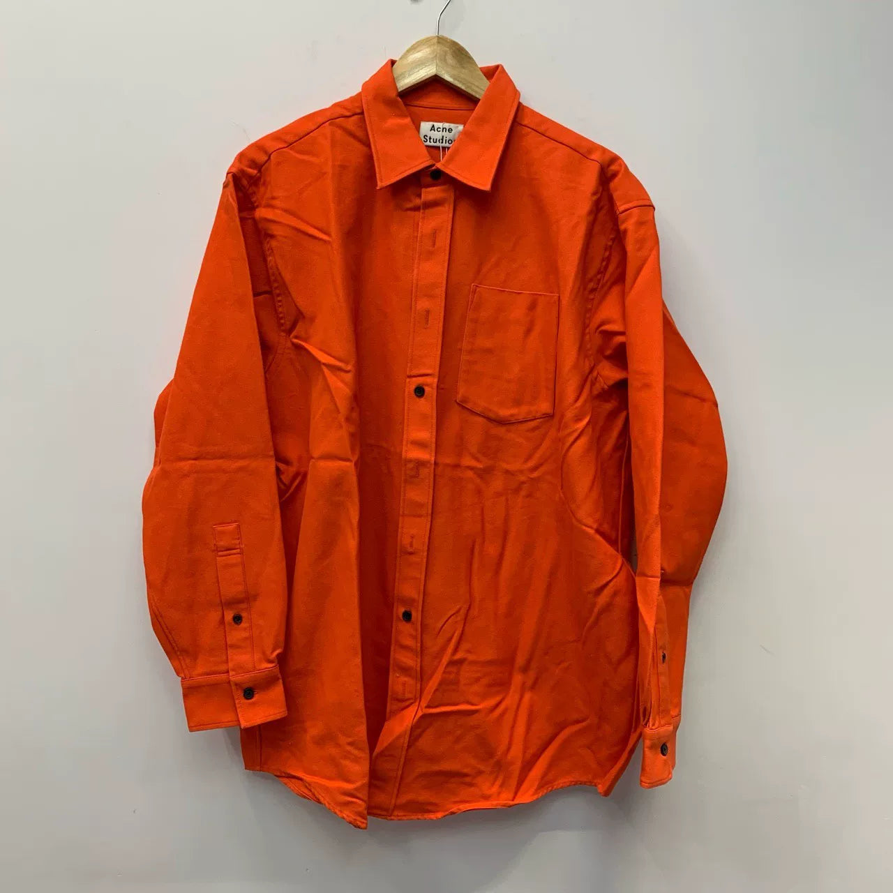 Bright Orange Acne Studios Denim Jacket