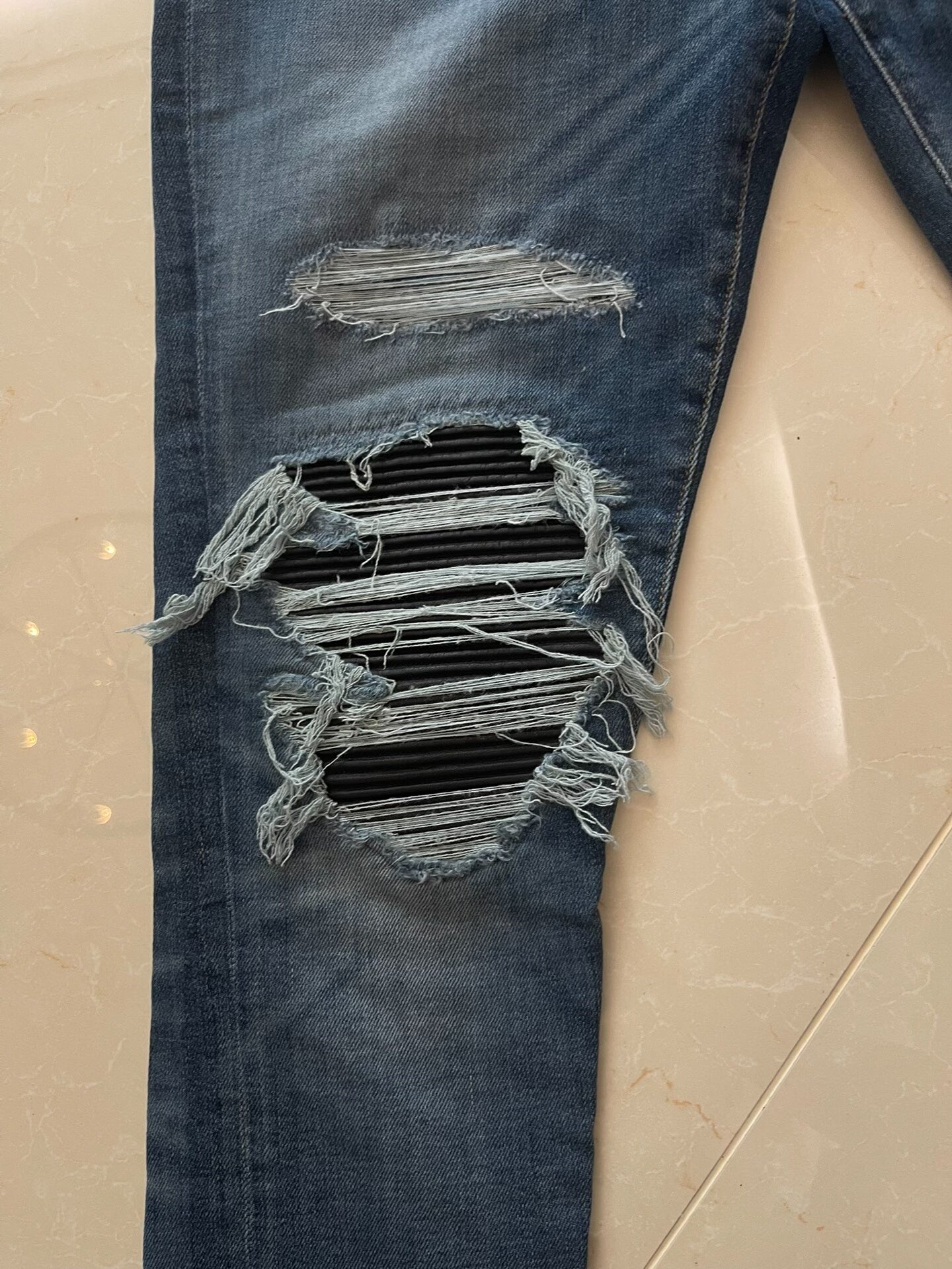 Amiri Blue Denim Shorts Size 31