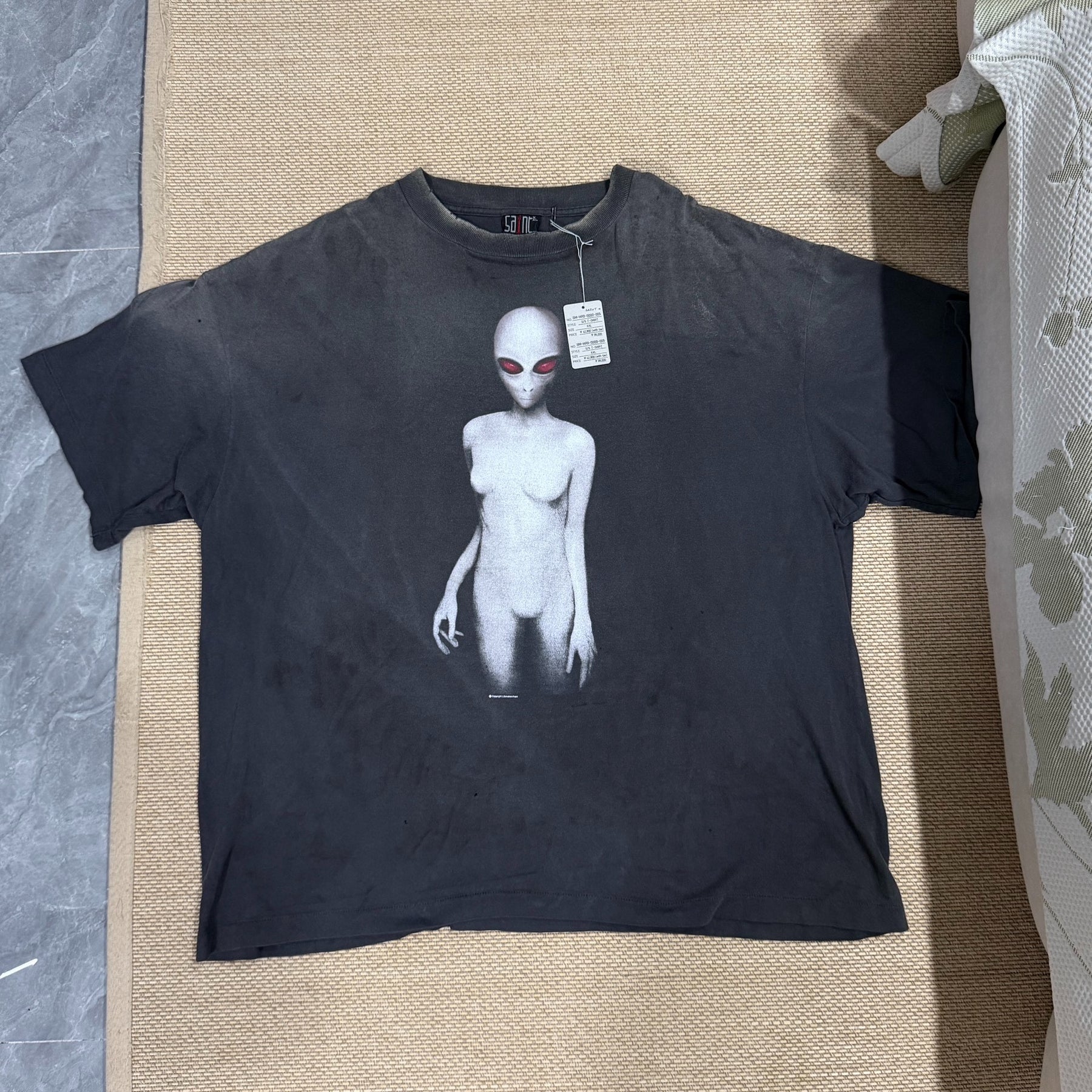 Saint Michael Dark Alien Washed Short Sleeve