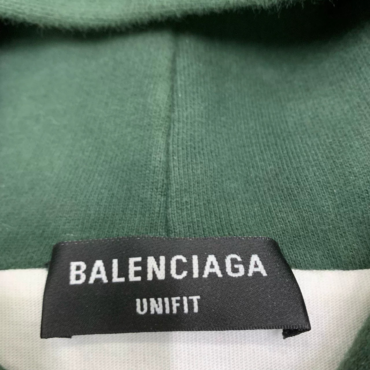 balenciaga green distressed hoodie for sale