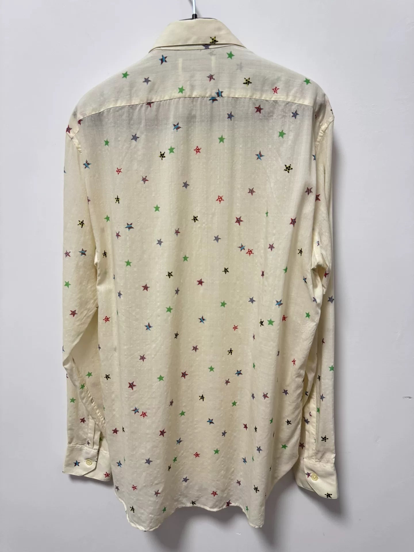 Saint Laurent Multicolor Star Print Shirt