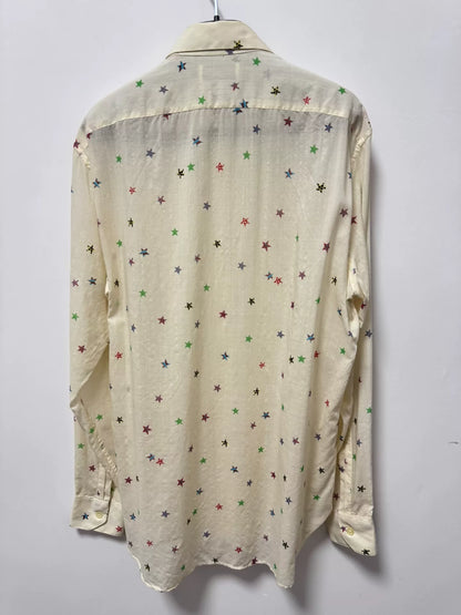 Saint Laurent Multicolor Star Print Shirt