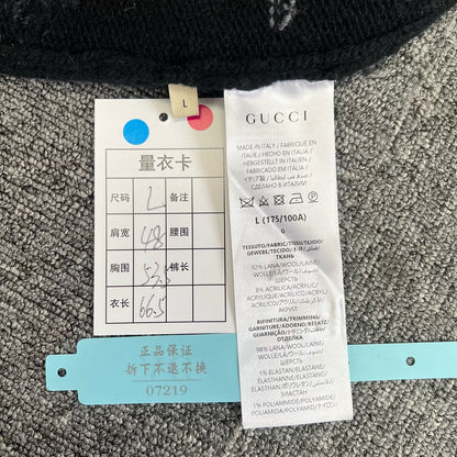 Gucci Black Gradient GG Wool Sweater