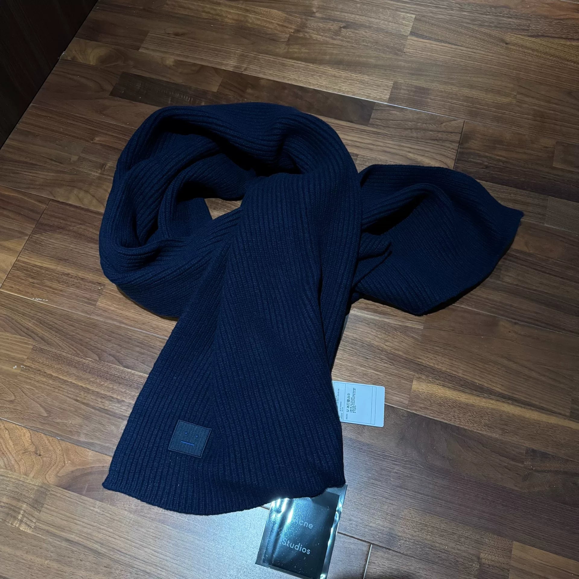 Acne Studios Wool Knit Scarf Shawl