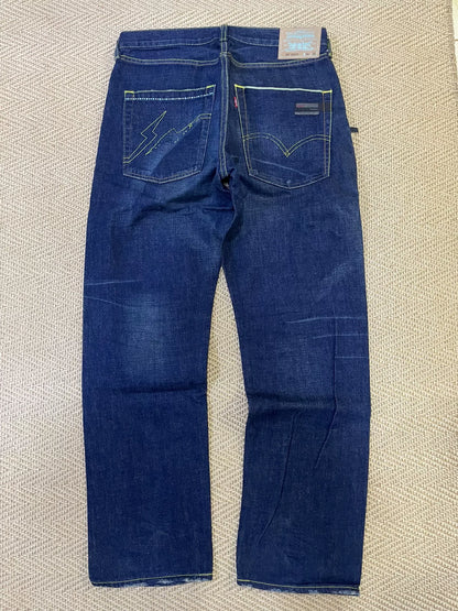 Levis Fenom Disco Green Wash Jeans