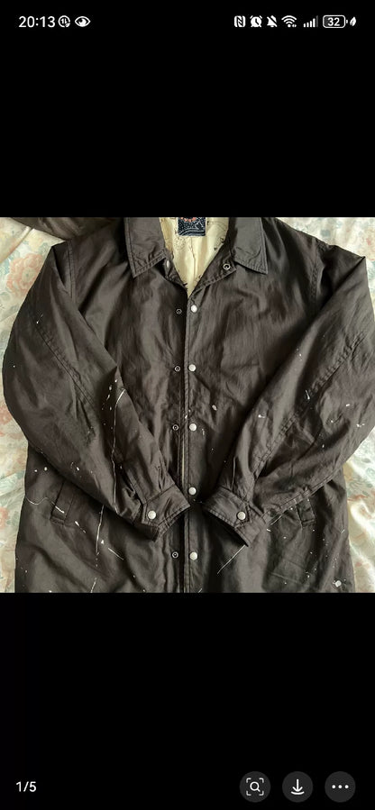 Visvim 20AW ICT Splatter Paint Coach Jacket