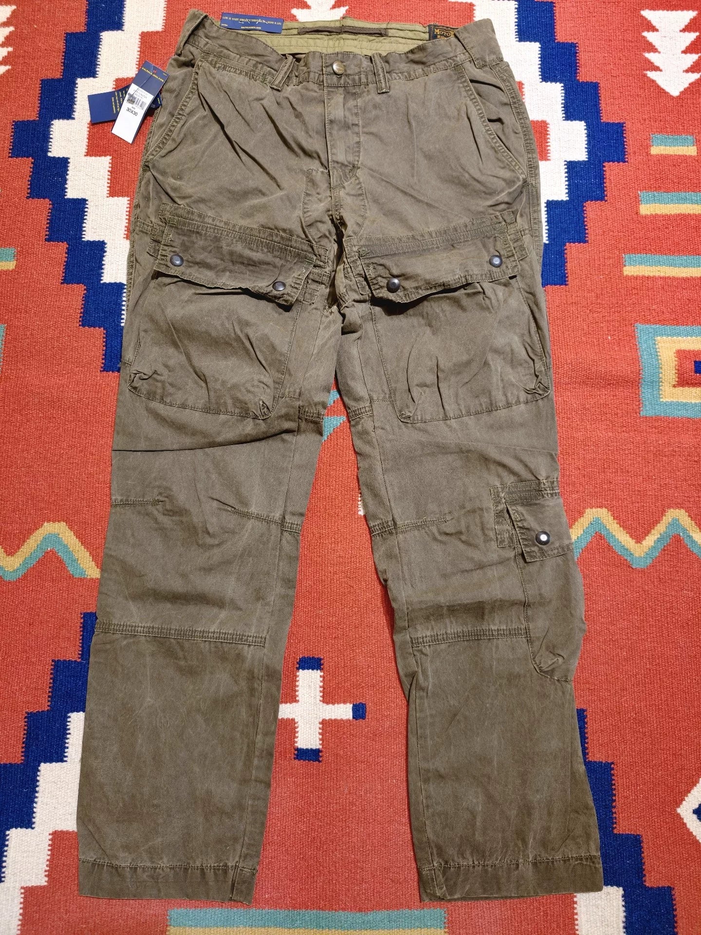 RRL Limited Edition Waxed Cotton Pants