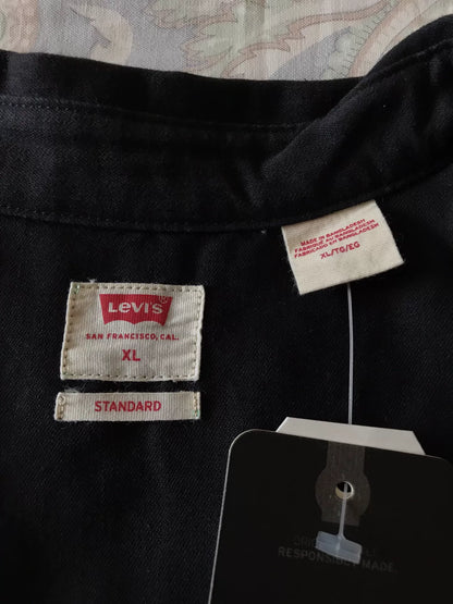 Levi's Washed Black Western Denim Shirt