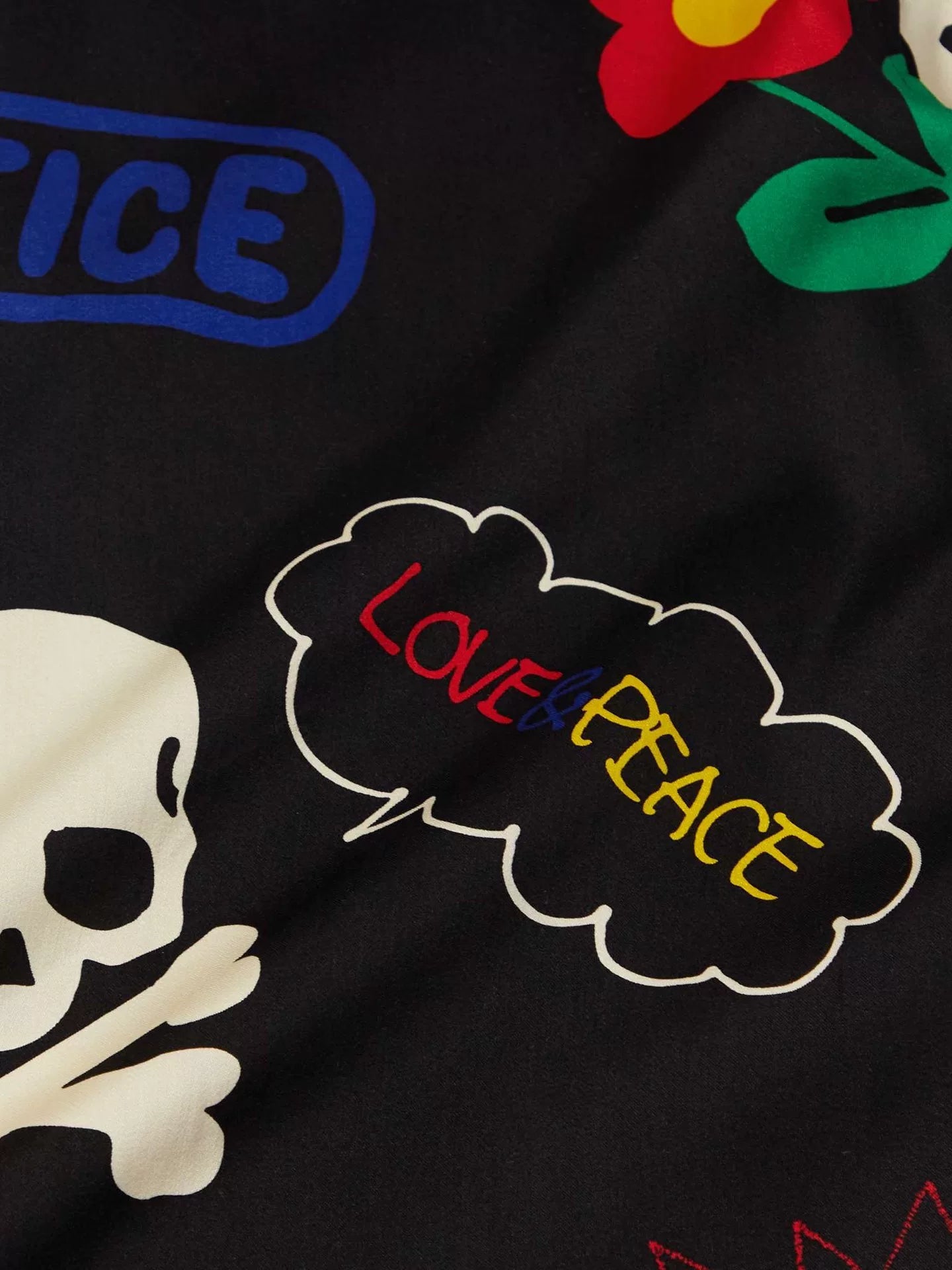 mastermind japan skull graffiti short sleeve shirt