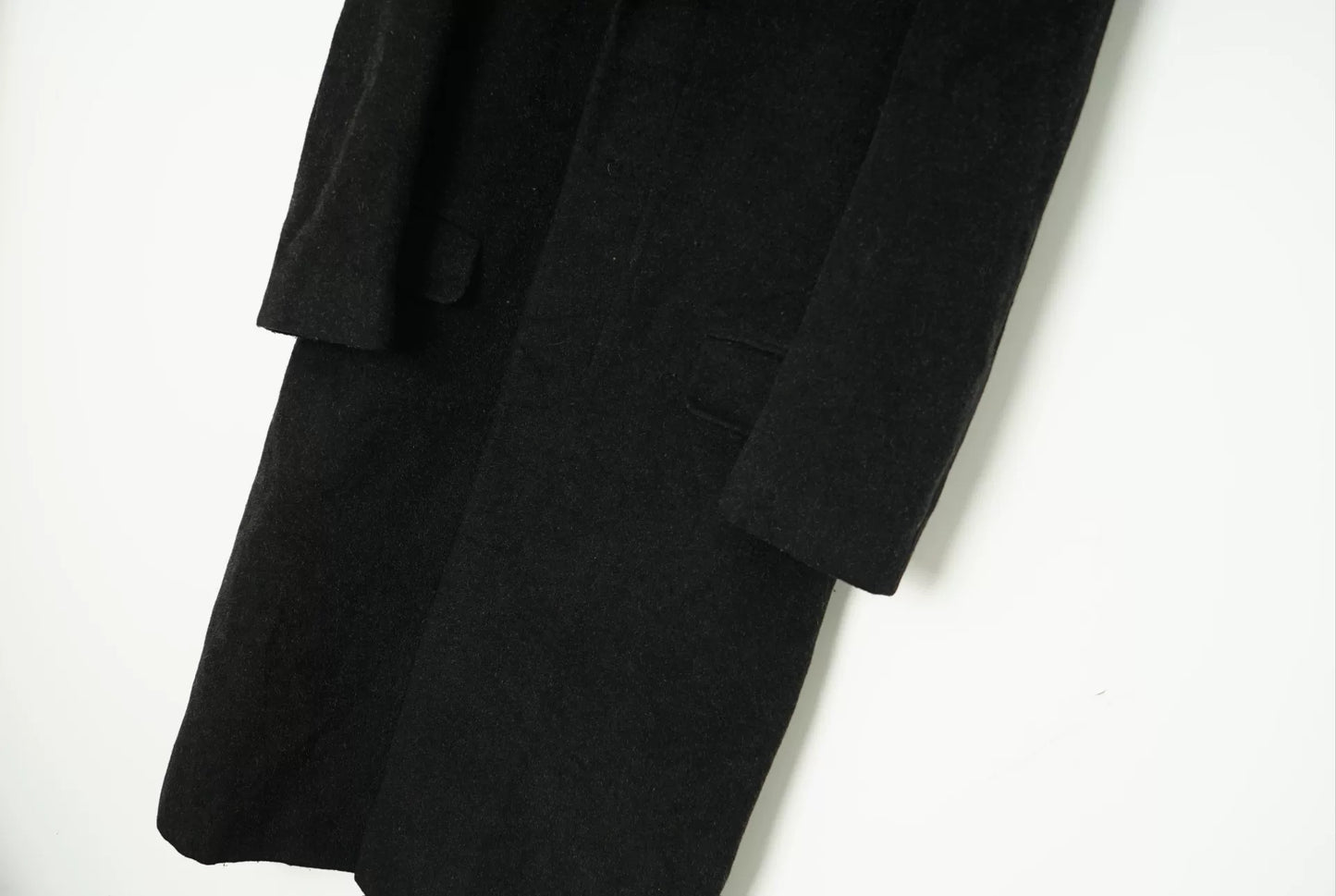 Yohji Yamamoto Wool Blend Chester Coat