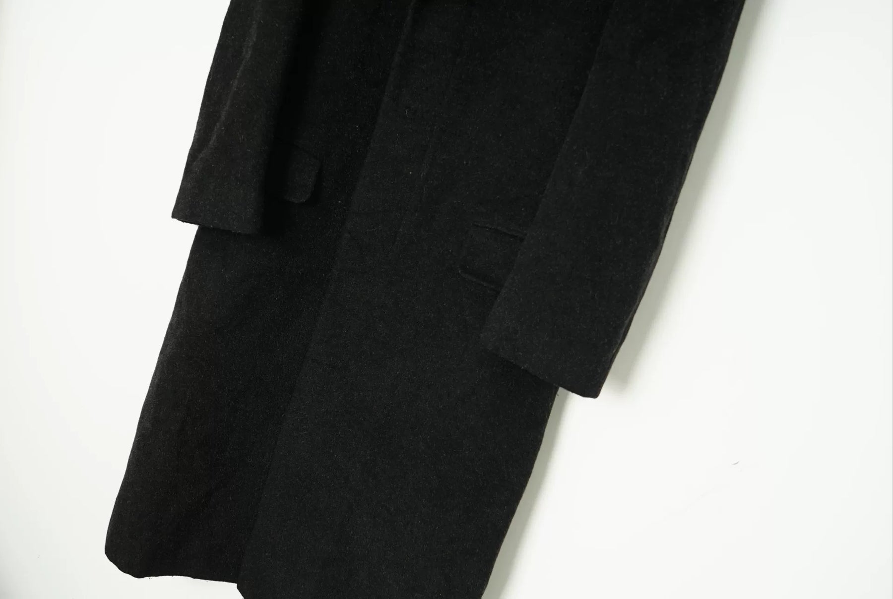 Yohji Yamamoto Wool Blend Chester Coat