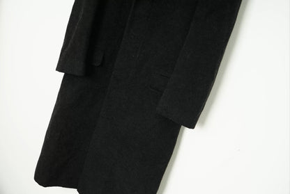 Yohji Yamamoto Wool Blend Chester Coat