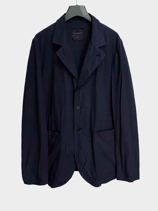 blue dyed cotton jacket from Vidalenc