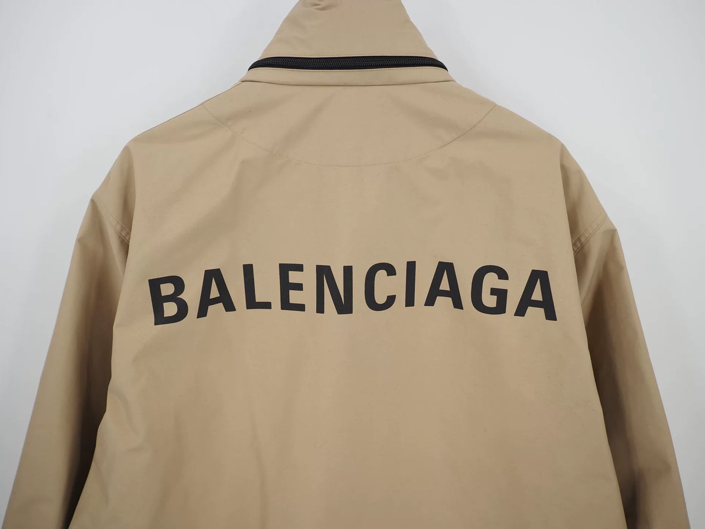 balenciaga khaki oversized jacket