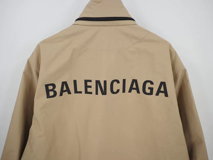 balenciaga khaki oversized jacket