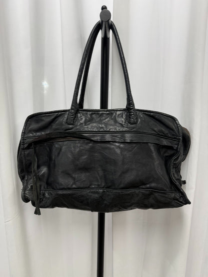 Yohji Yamamoto Leather Boston Bag