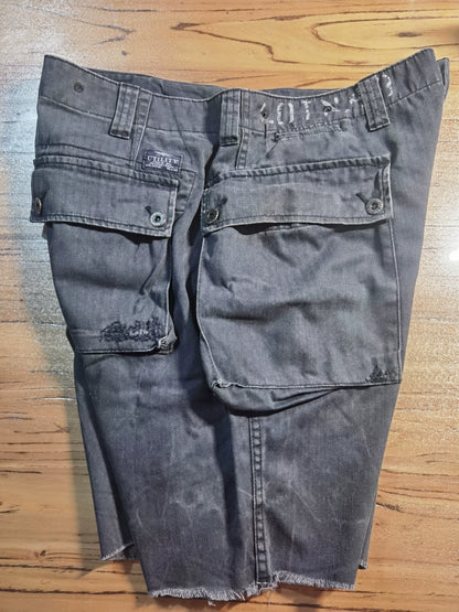 RRL Ralph Lauren Vintage Distressed Blue Shorts