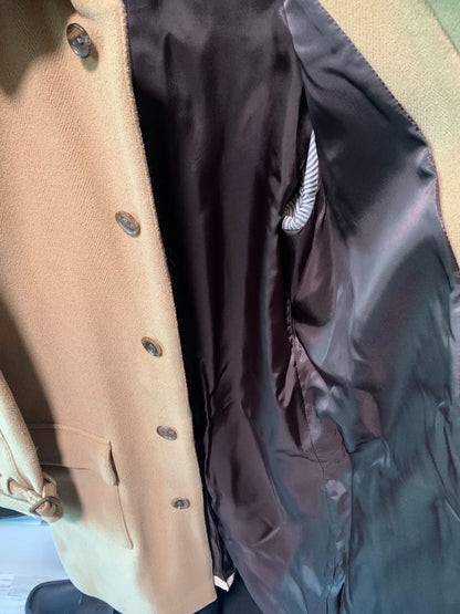 wool coat with belt for autumn winter