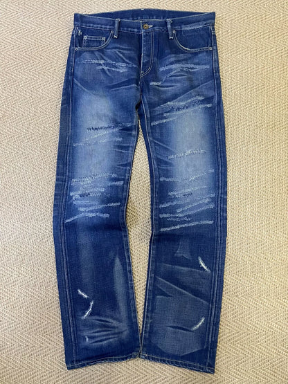 vintage neighborhood distressed denim pants