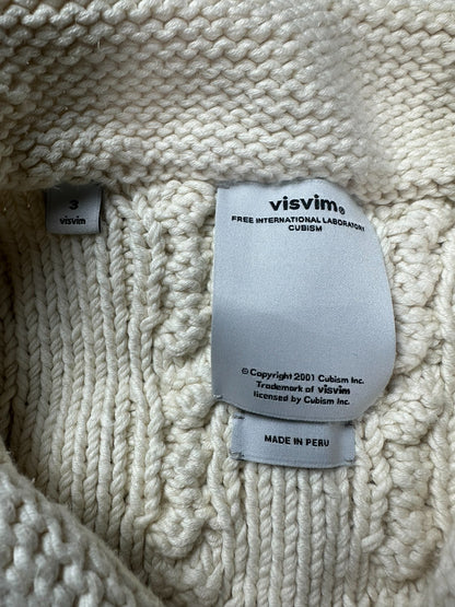 visvim highland knit bucky coverall ivory