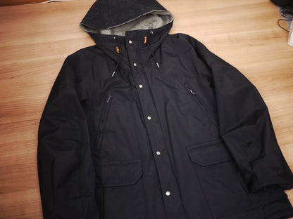 visvim black oak parka jacket