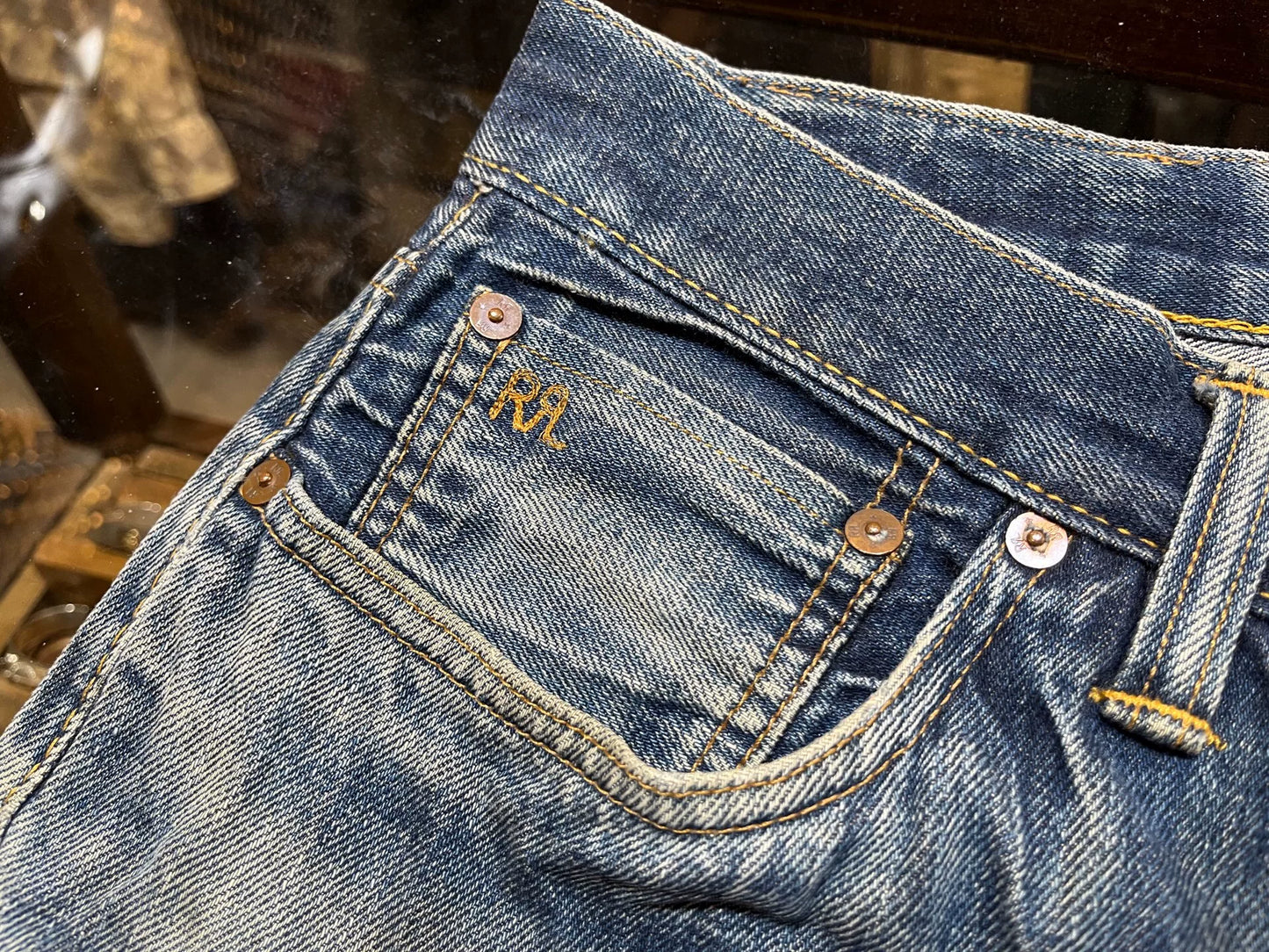 vintage rrl double rl denim jeans