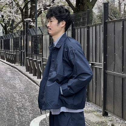 Porter Classic Poplin Gathered Coach Jacket