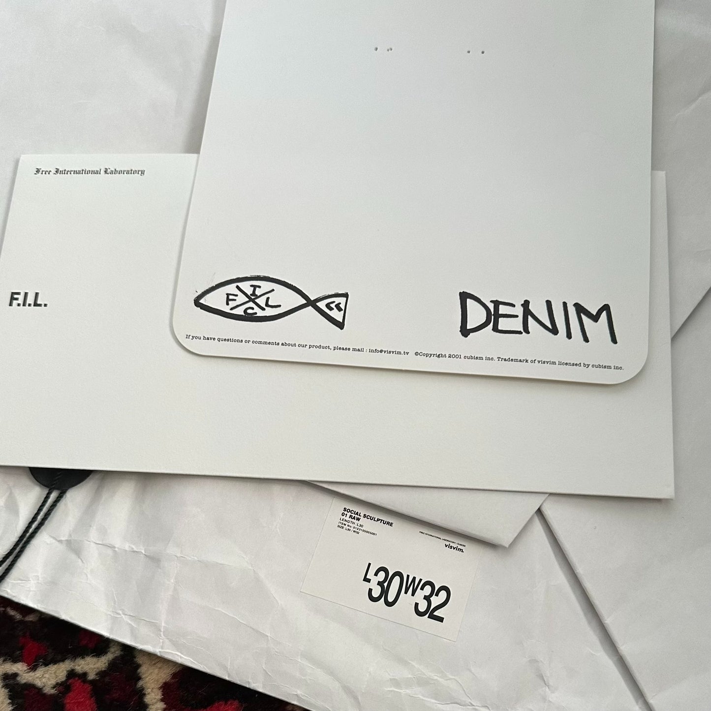 visvim 23ss raw denim w32l30
