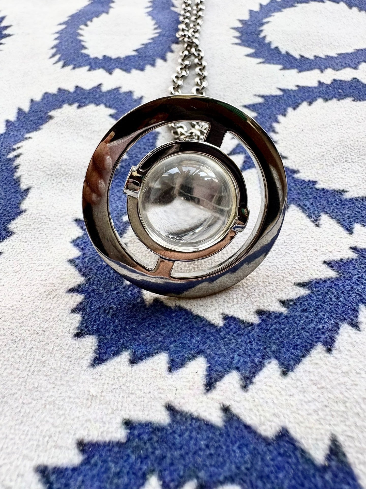 Vivienne Westwood Vintage Silver Orb Necklace
