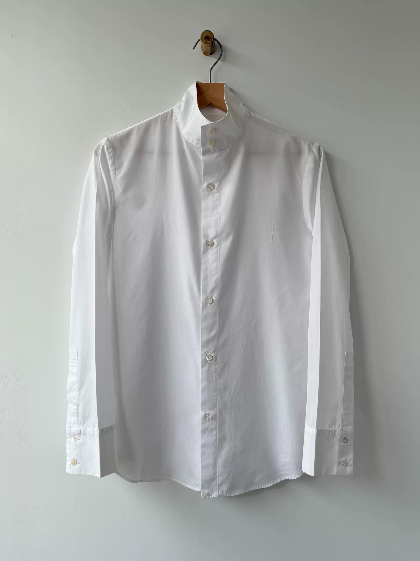 Yohji Yamamoto Long Sleeve White Shirt