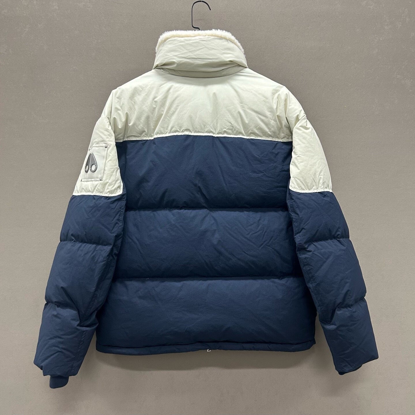 Moose Knuckles Scissor Logo Down Jacket