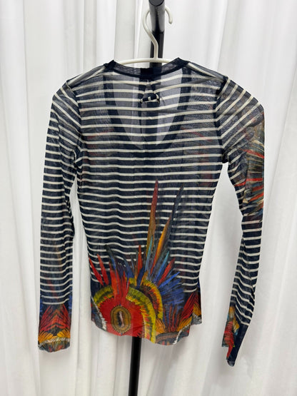 Jean Paul Gaultier Striped Mesh Undergarment