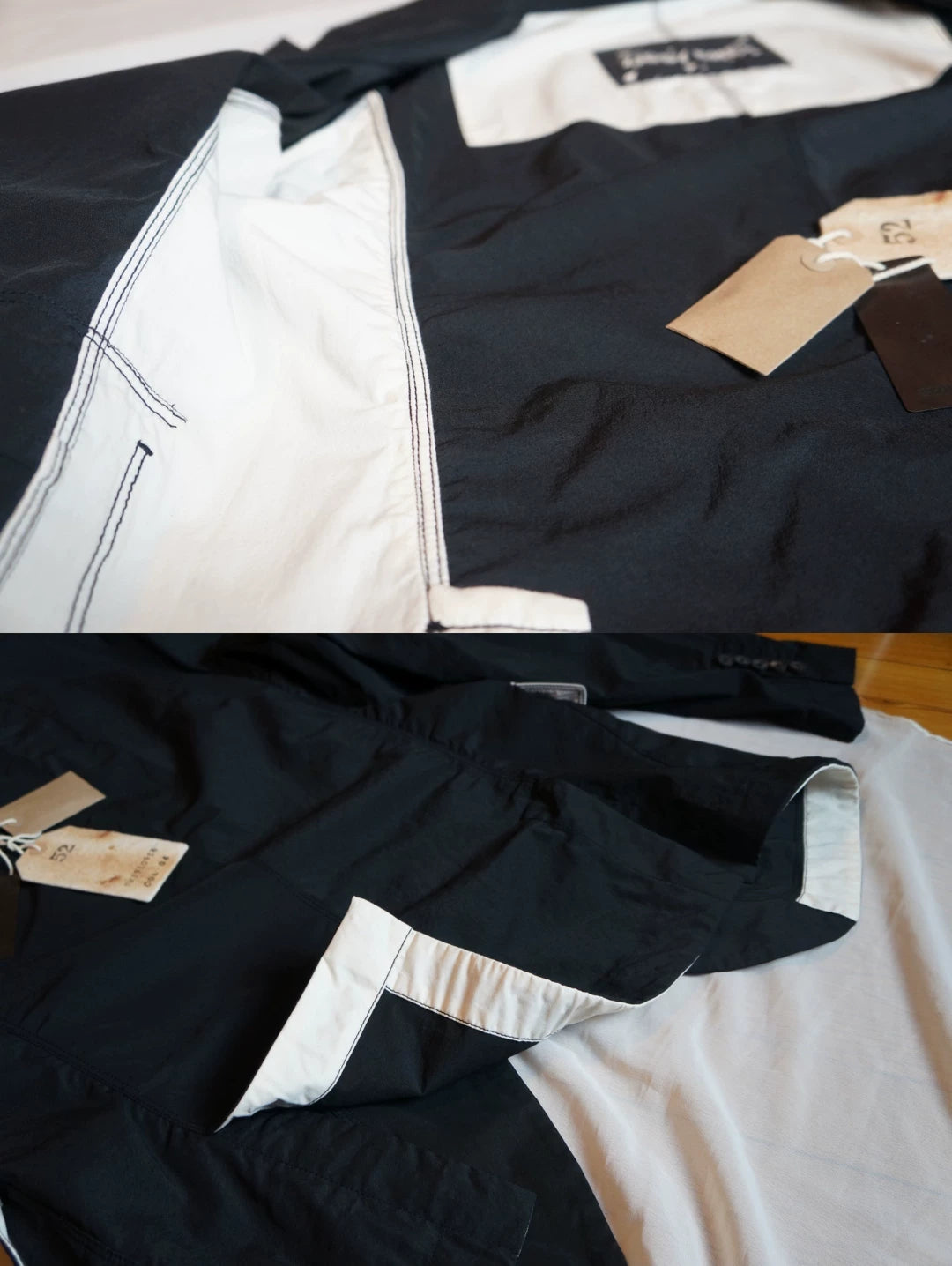 Ziggy Chen A-Line Wool Cotton Blazer
