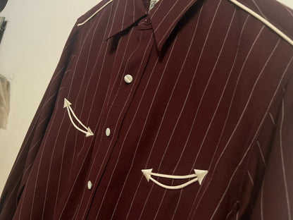 wacko maria western shirt with stripes