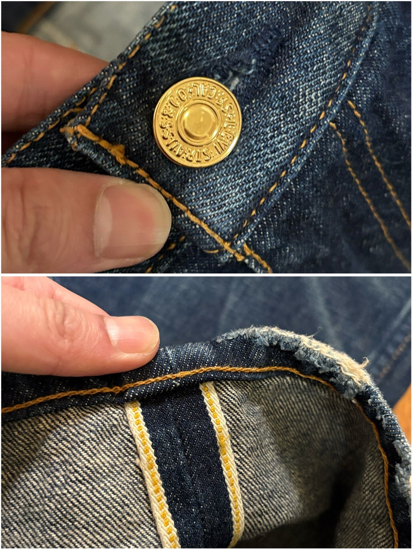Levi's Fenom Gold Heavy Washed Jeans