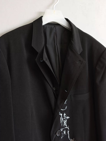 Yohji Yamamoto Three Acetate Jacket