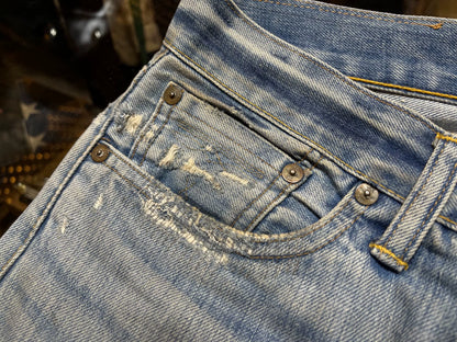 vintage distressed denim jeans by RRL