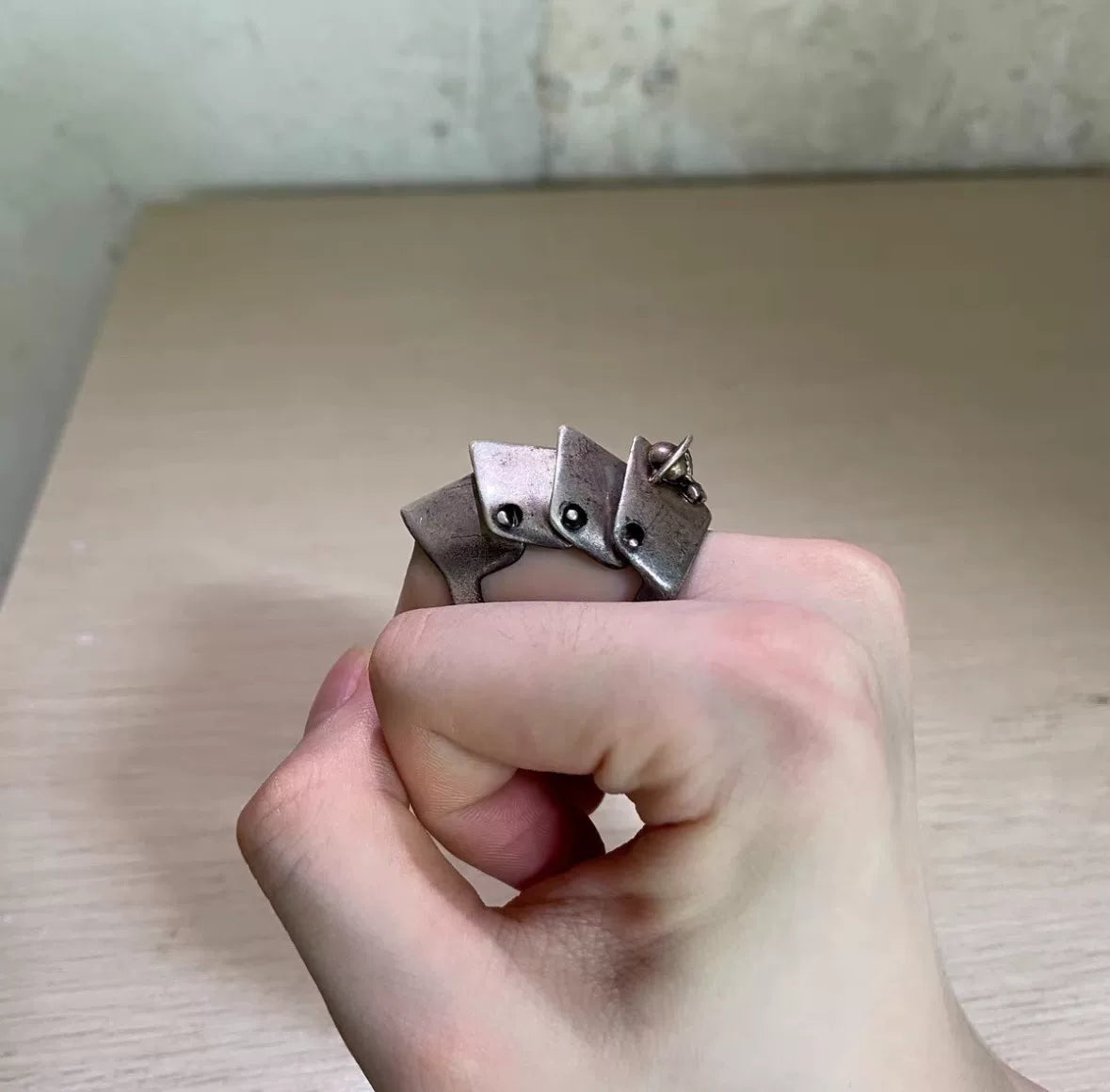Vivienne Westwood Original Four-Section Armour Ring JSB