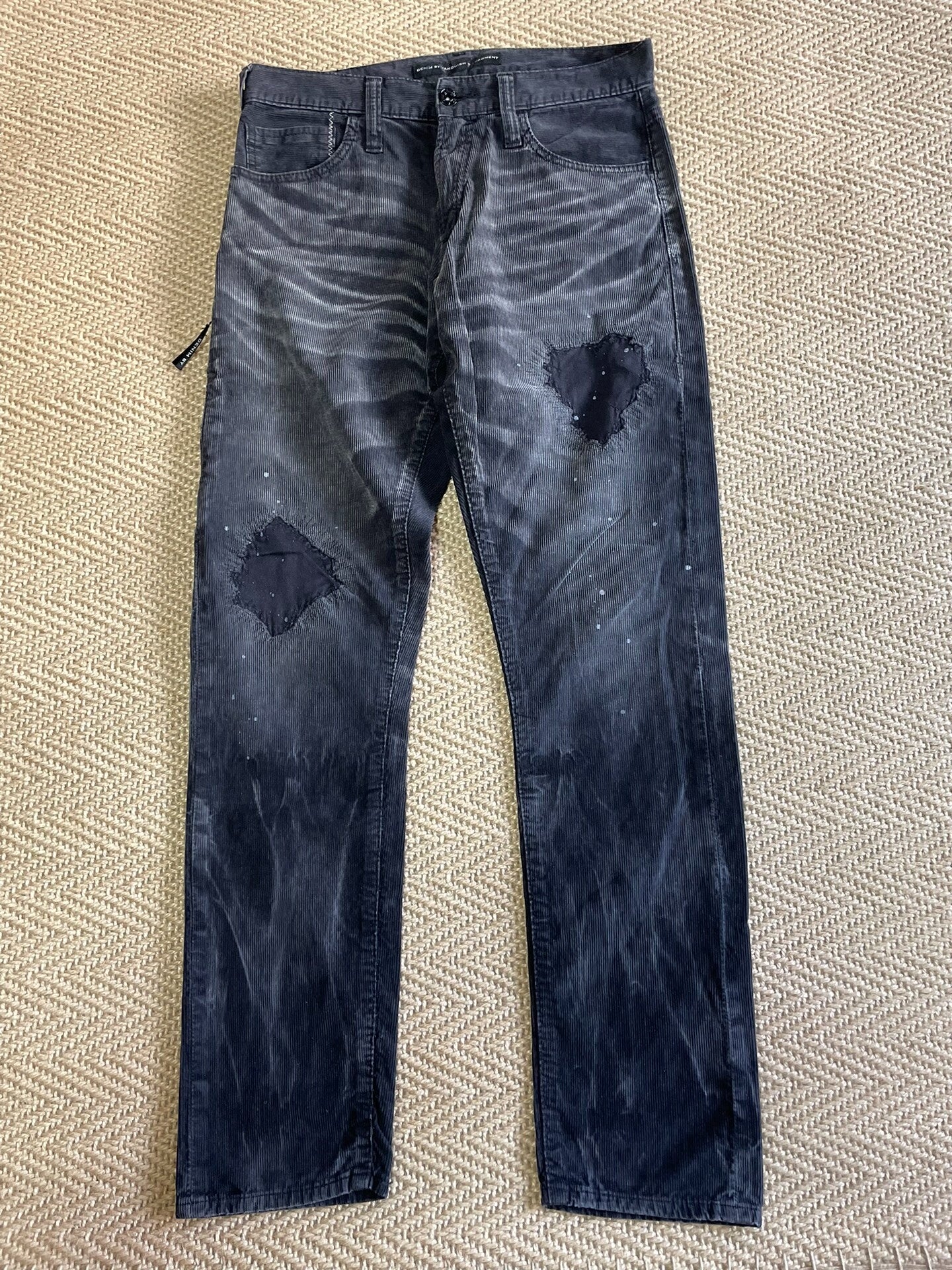 Vanquish & Fragment Washed Distressed Corduroy Pants