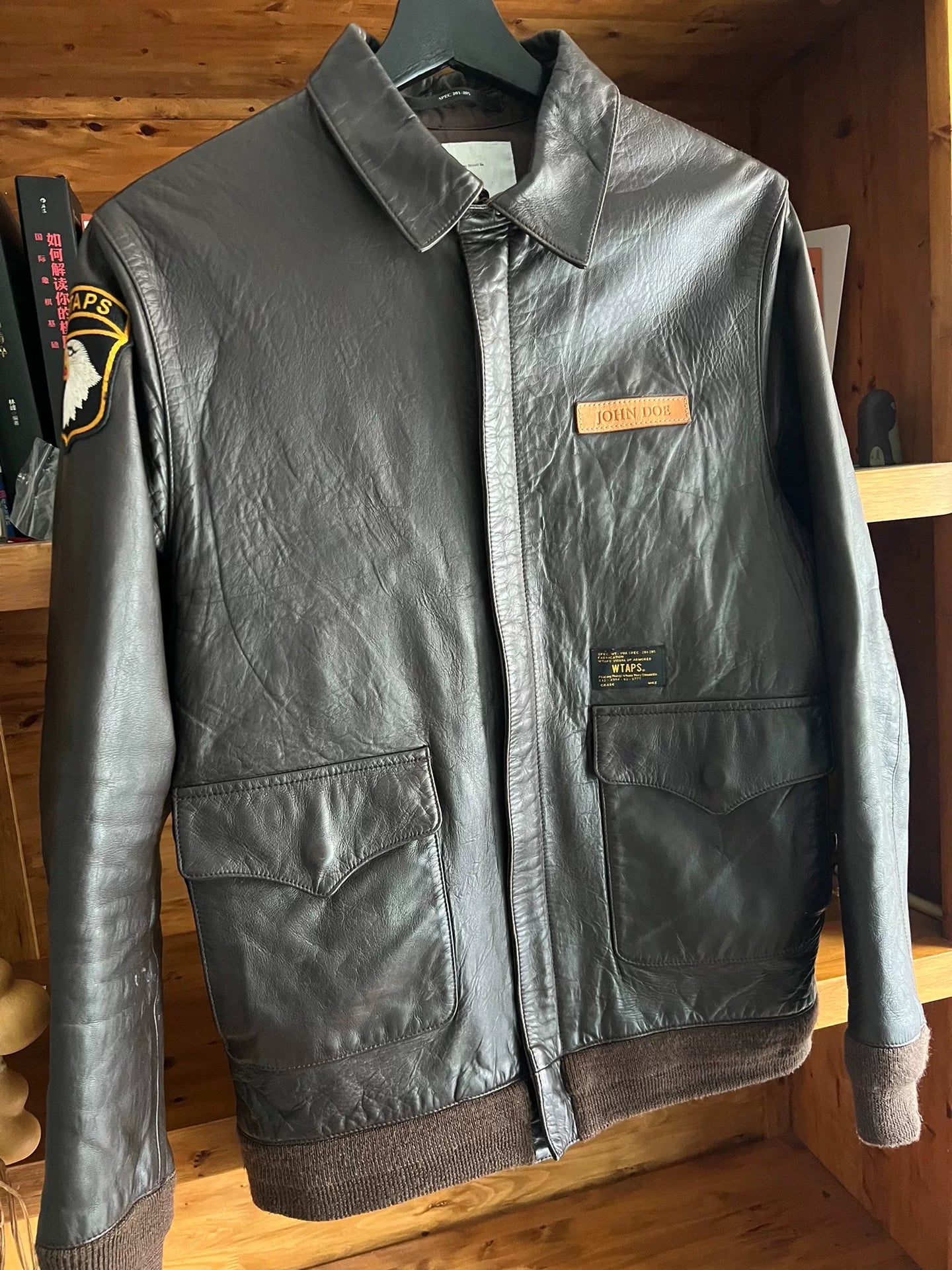 wtaps genuine early edition leather jacket