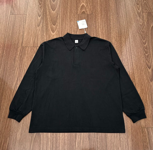 blurhms classic rugby shirt in black