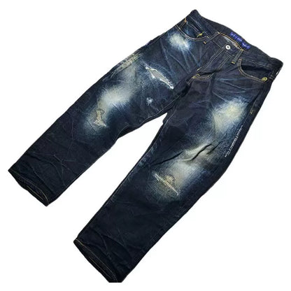 denim by vanquish & fragment tapered jeans