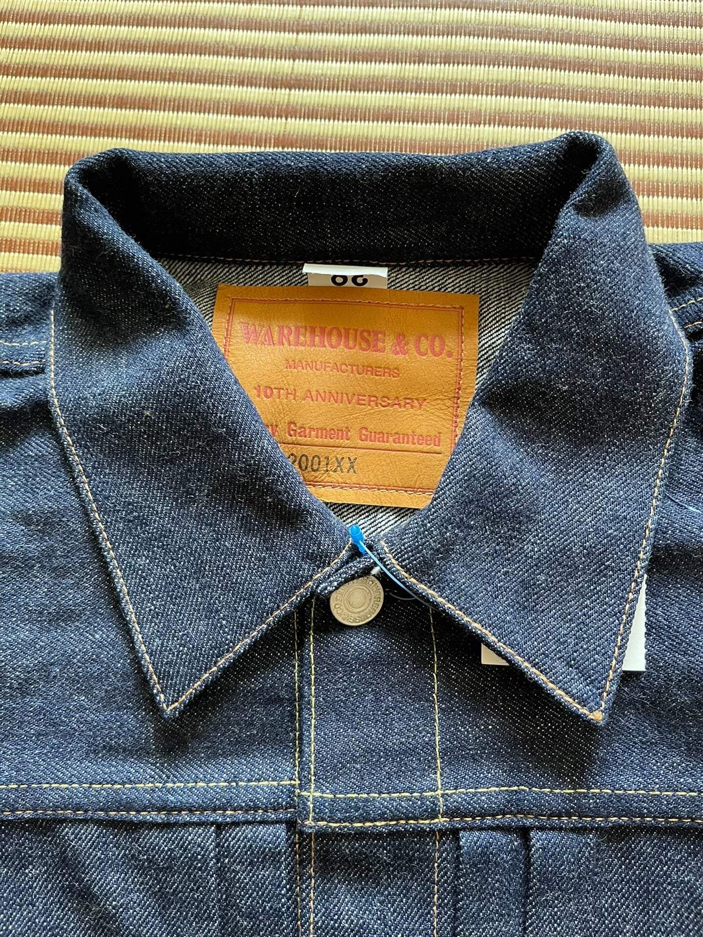 Warehouse 10th Anniversary Embroidered Denim Jacket