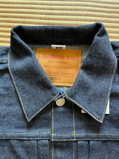 Warehouse 10th Anniversary Embroidered Denim Jacket