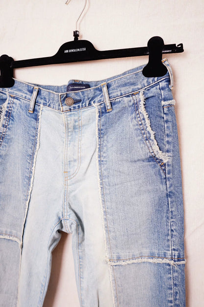 Undercover Spliced Washed Jeans