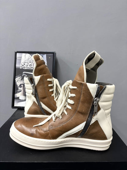 Rick Owens 22SS Geobasket Brown High-Top