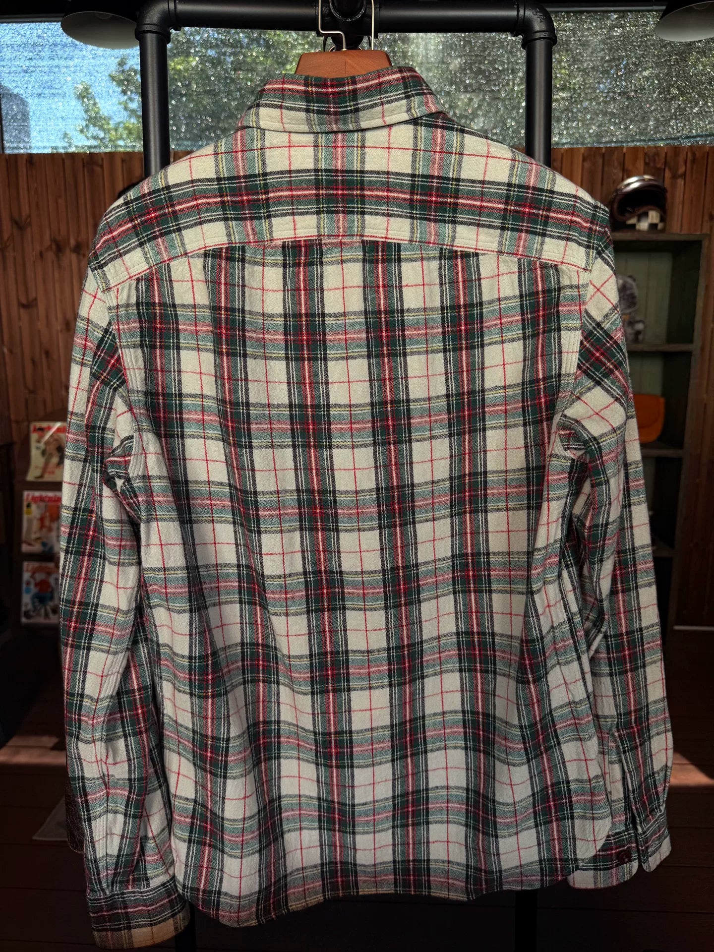 RRL Plaid Cotton Long Sleeve Shirt