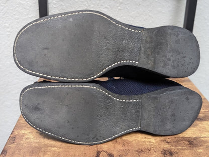 CLINCH x NITEKLUB Indigo Sashiko Boxing Boots