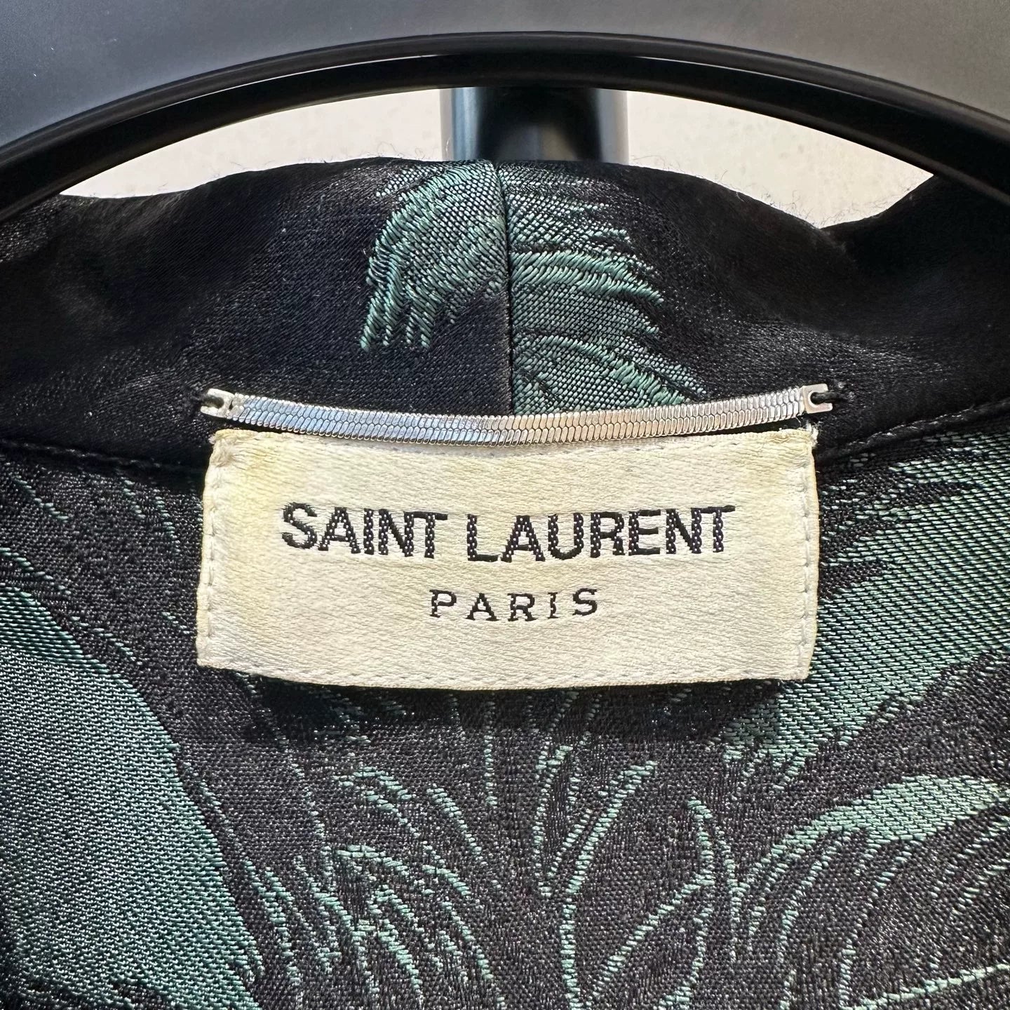 YSL Saint Laurent SS21 Palm Leaf Shirt