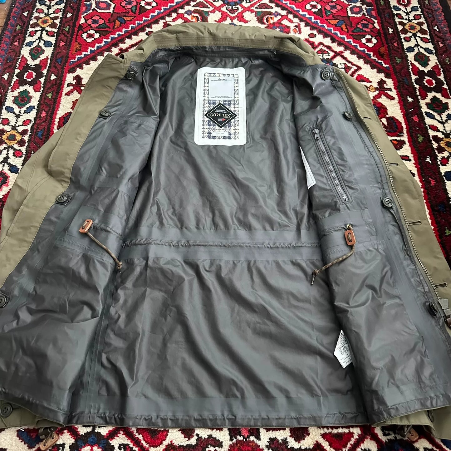 visvim gore-tex jacket size large